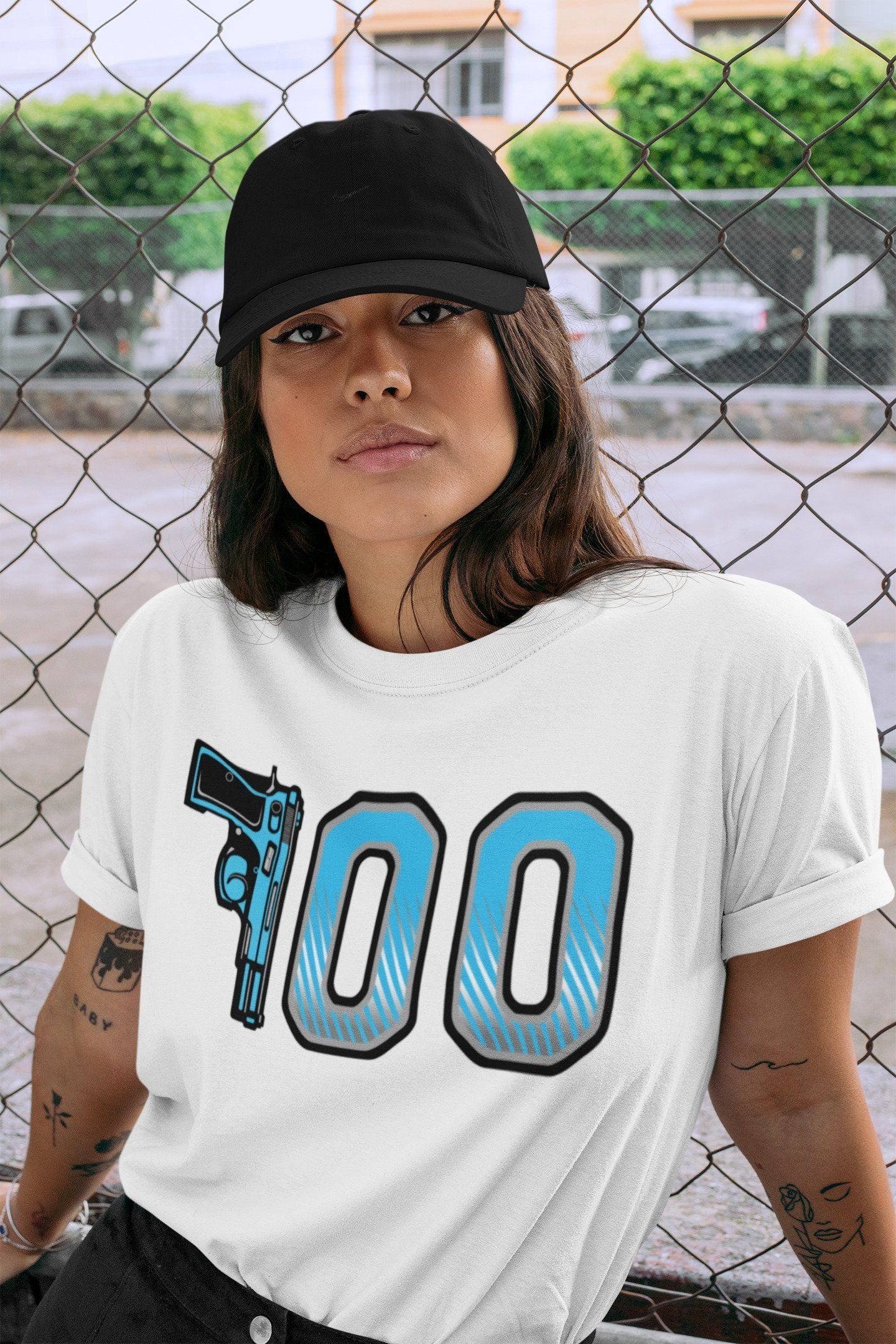 Number 700 Unisex Tops - Yeezy 700 Bright Cyan