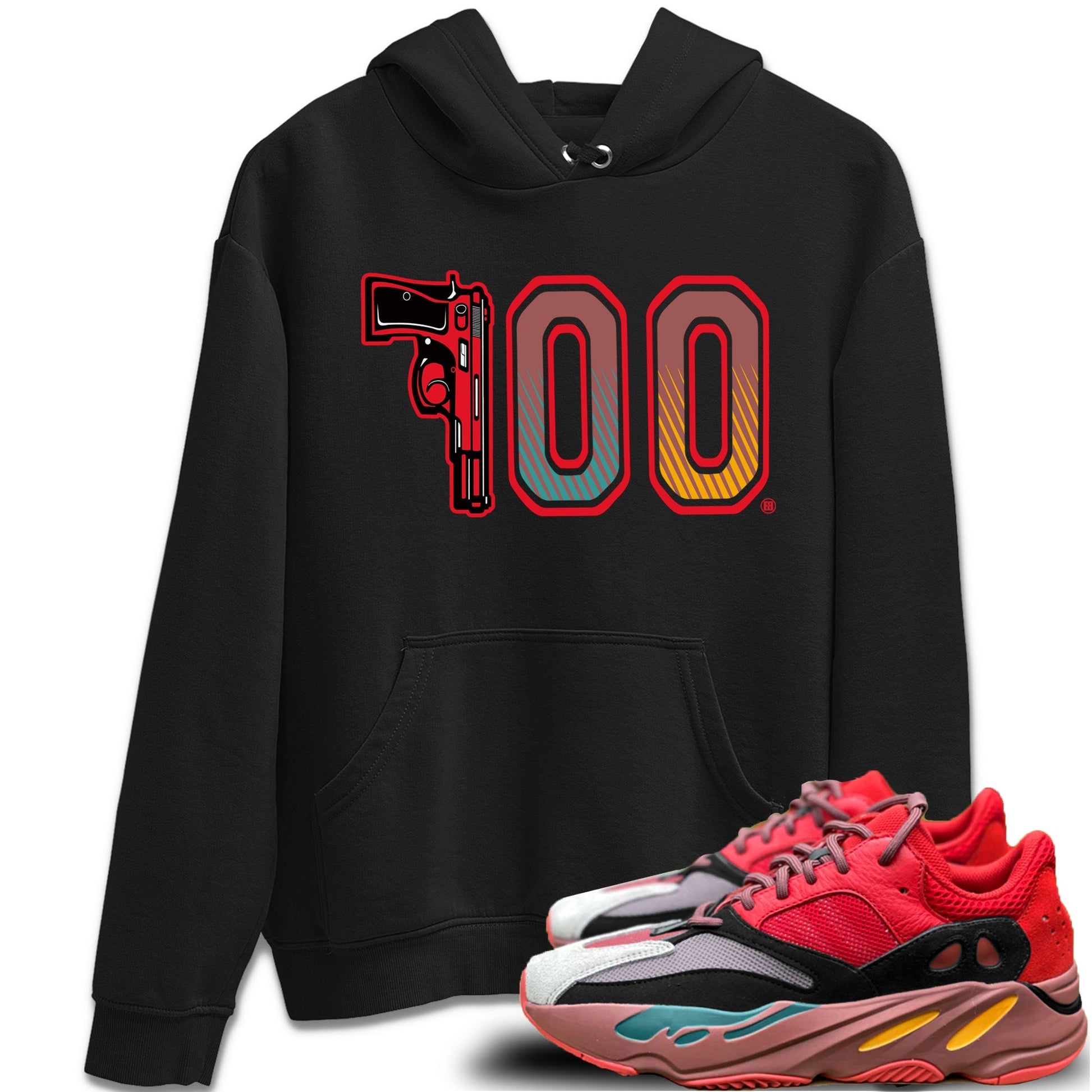 Number 700 Unisex Tops - Yeezy 700 Hi-Res Red