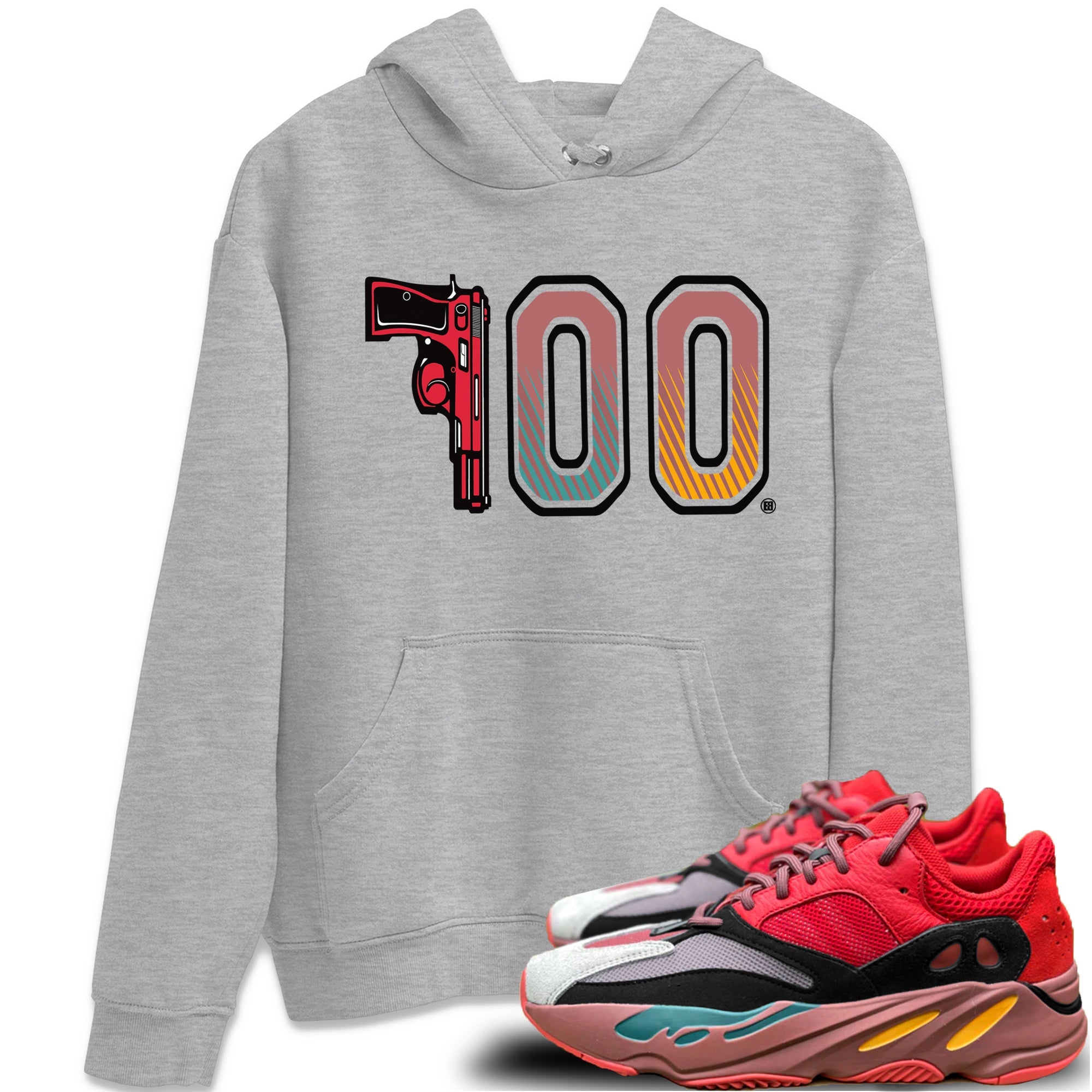 Number 700 Unisex Tops - Yeezy 700 Hi-Res Red