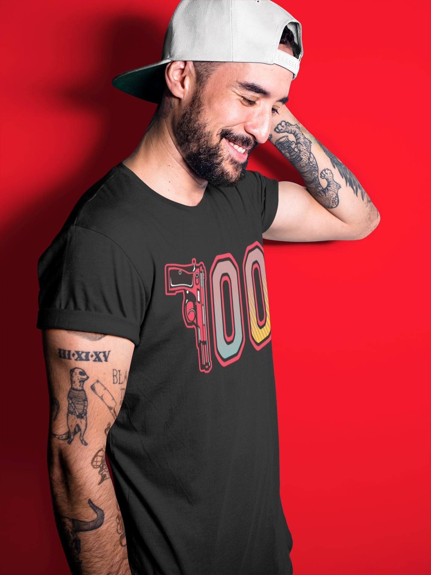 Number 700 Unisex Tops - Yeezy 700 Hi-Res Red
