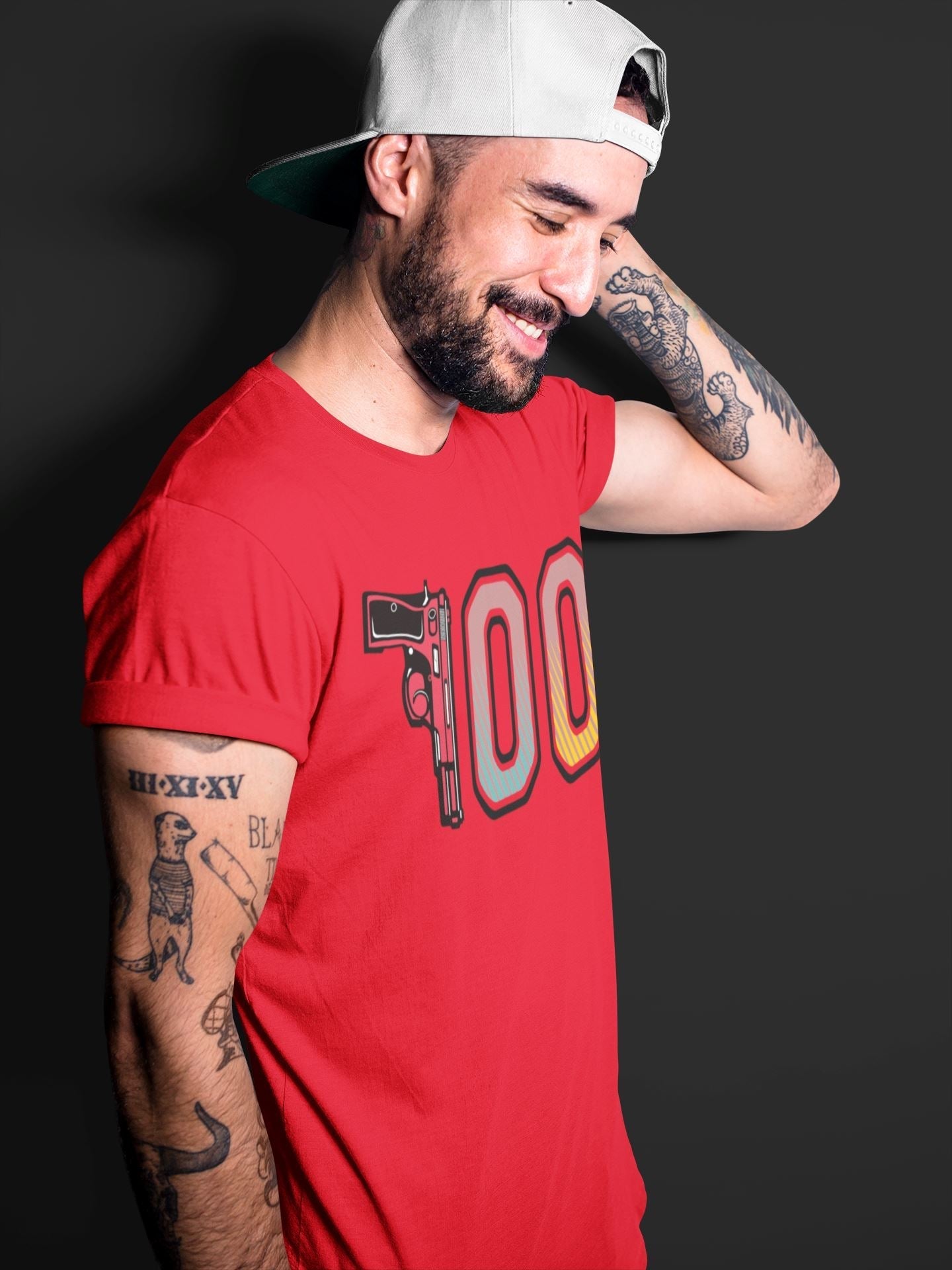 Number 700 Unisex Tops - Yeezy 700 Hi-Res Red