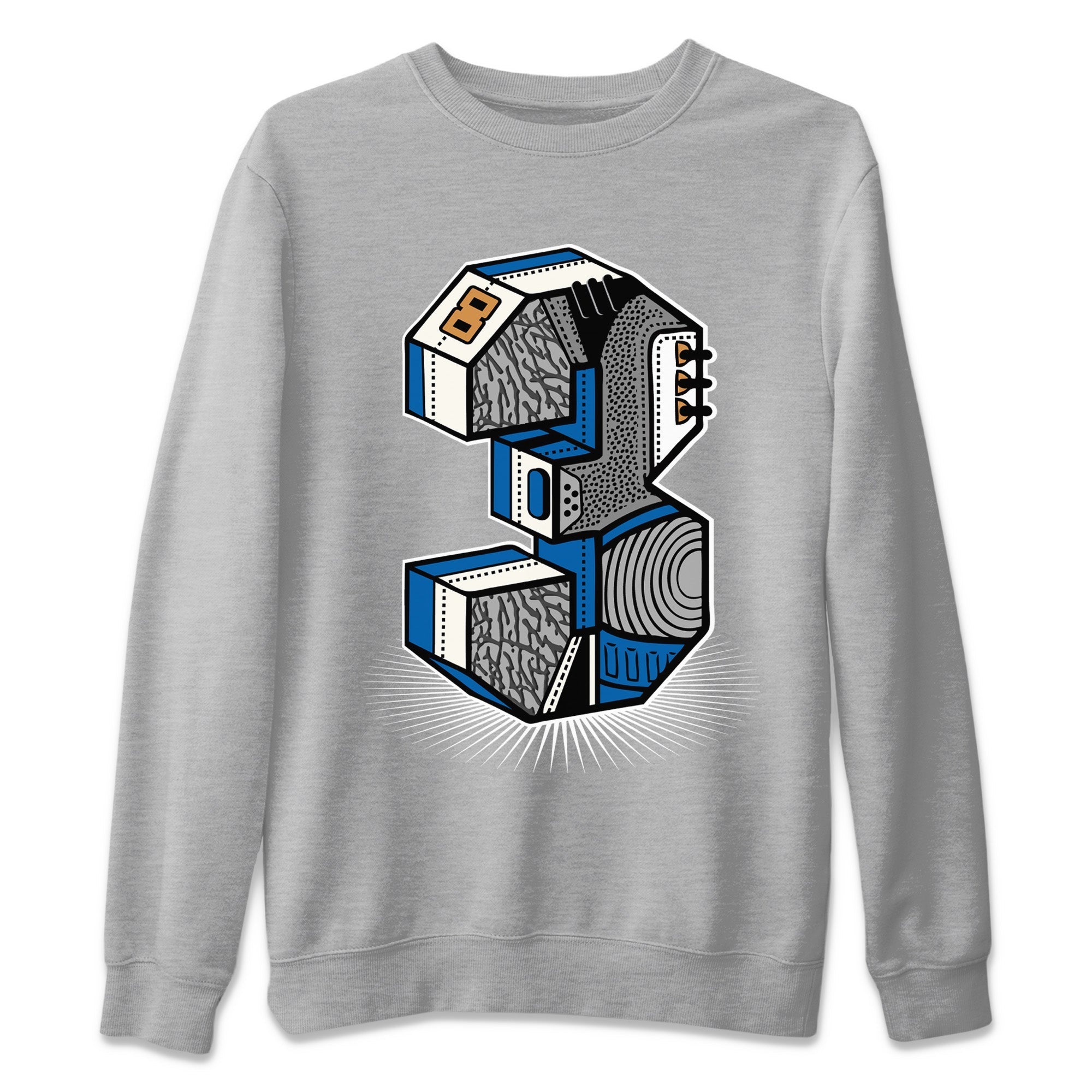 Number Statue Unisex Tops - Air Jordan 3 Wizards