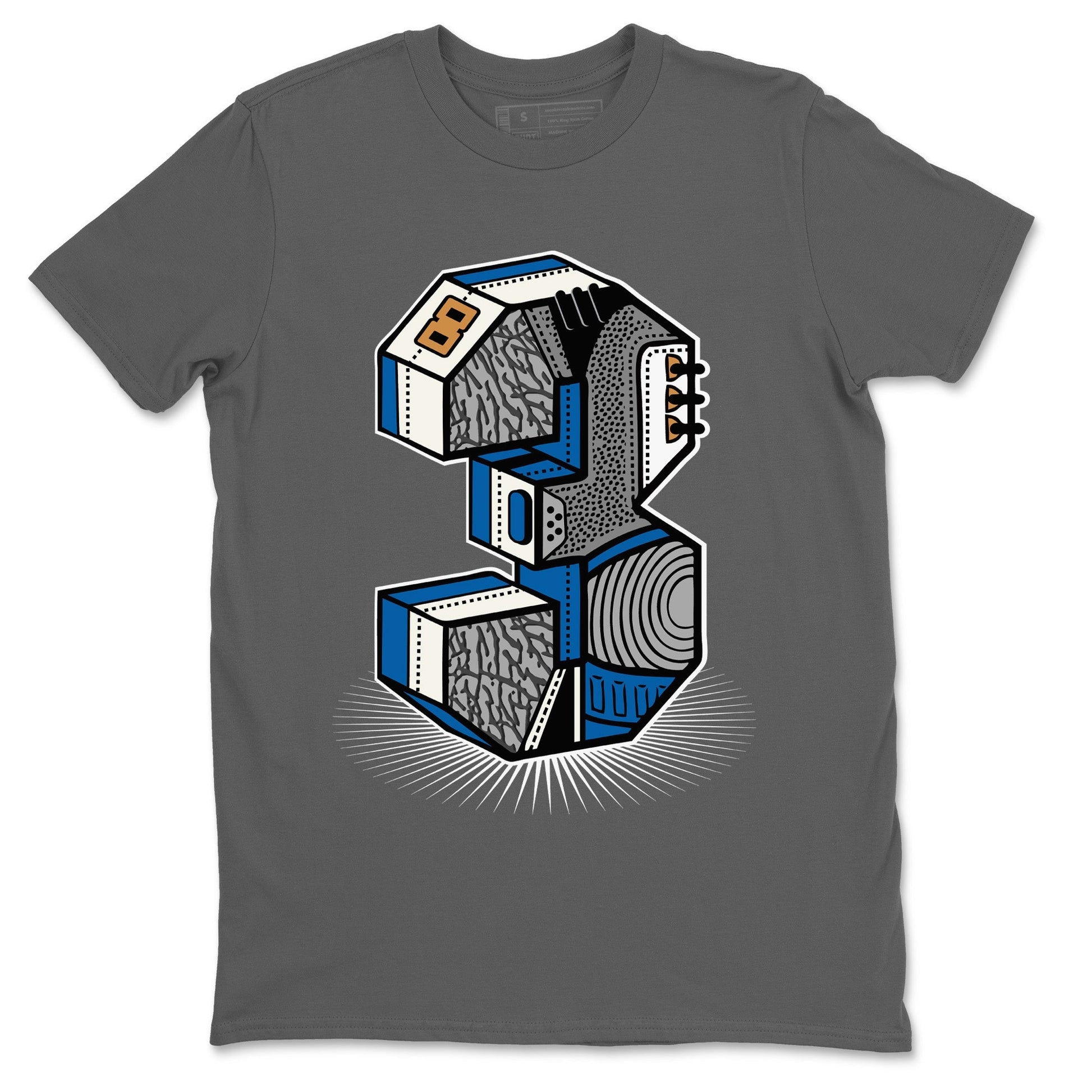 Number Statue Unisex Tops - Air Jordan 3 Wizards