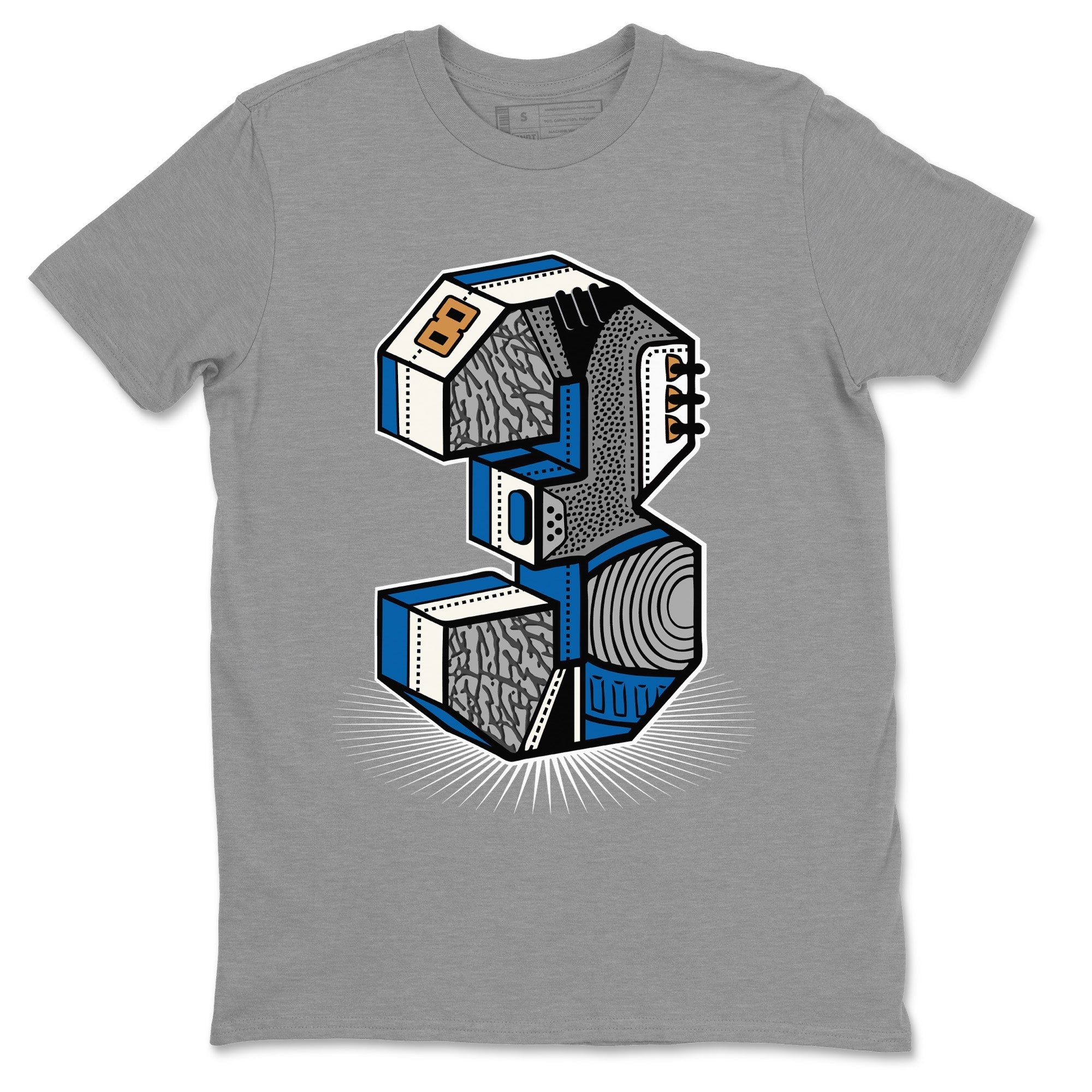 Number Statue Unisex Tops - Air Jordan 3 Wizards