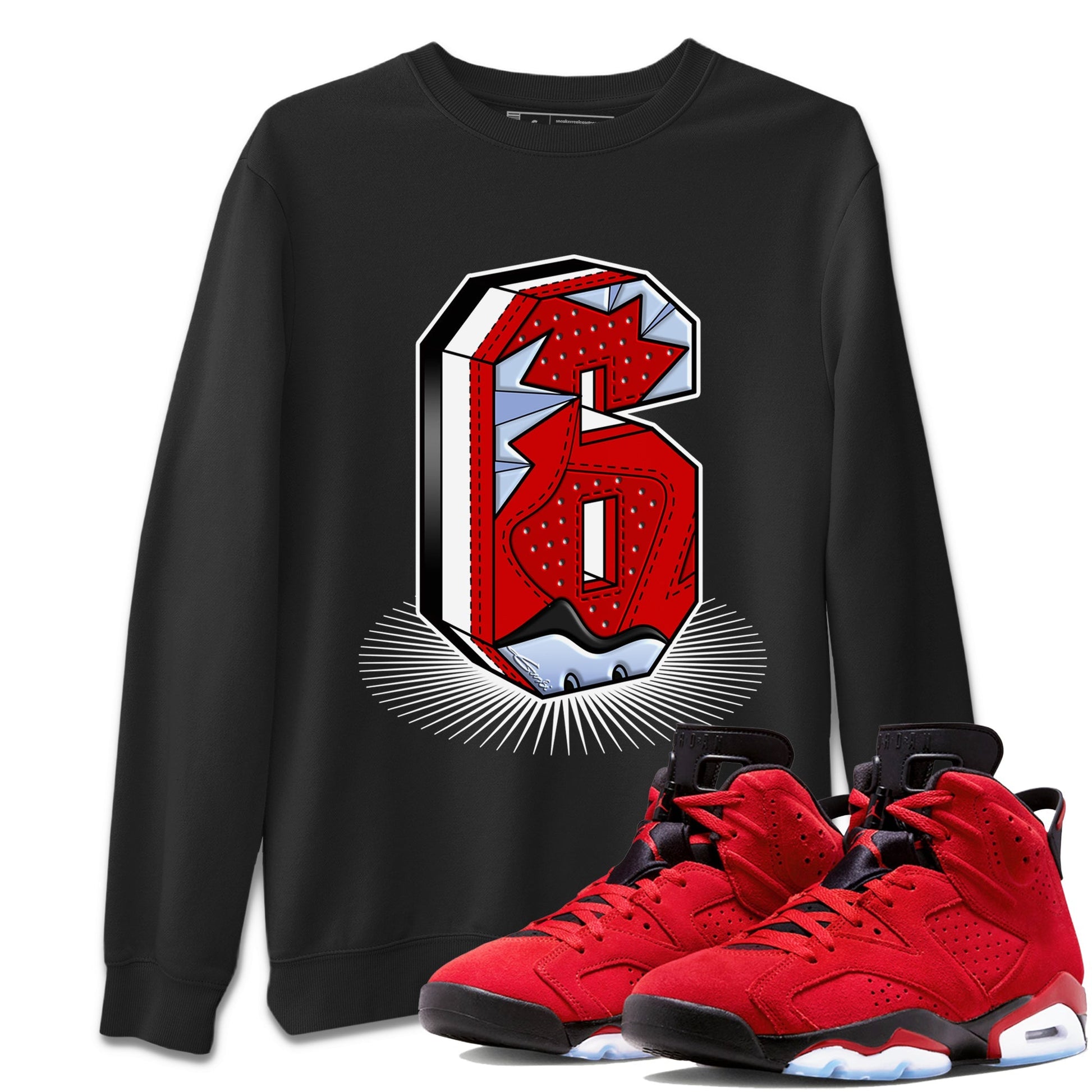 Number Statue Unisex Tops - Air Jordan 6 Toro Bravo