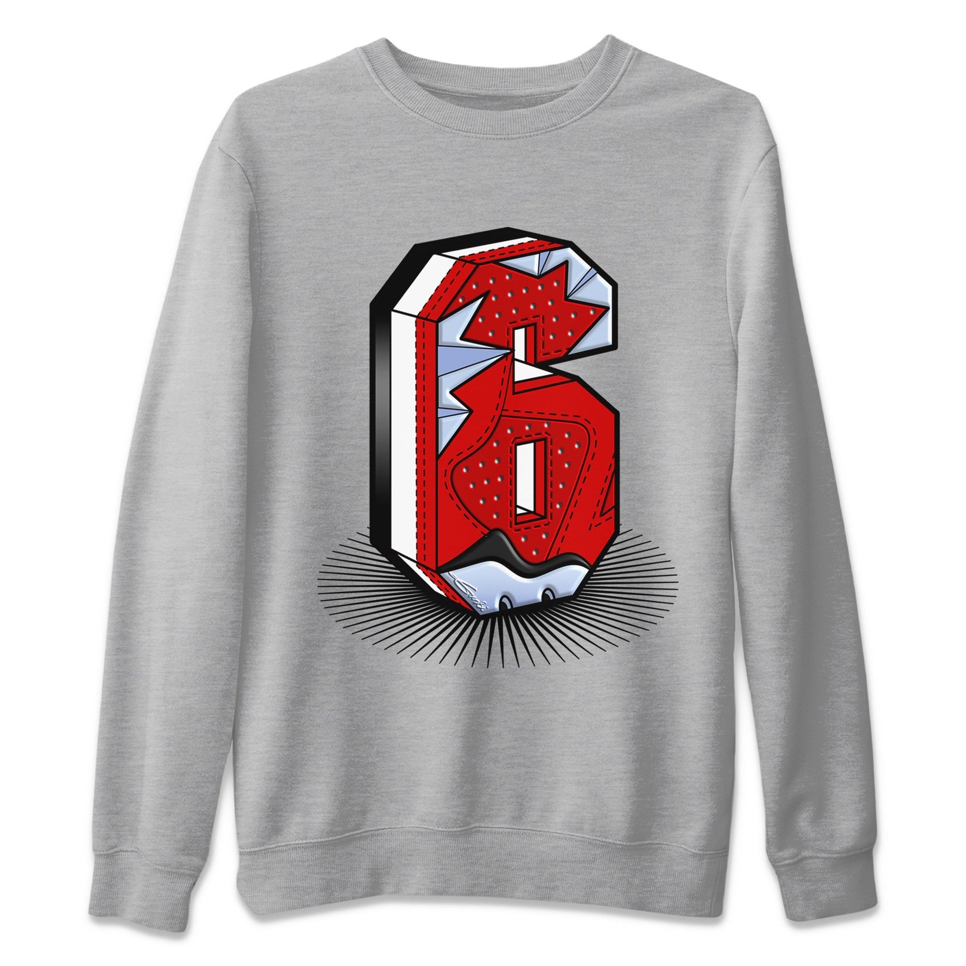 Number Statue Unisex Tops - Air Jordan 6 Toro Bravo