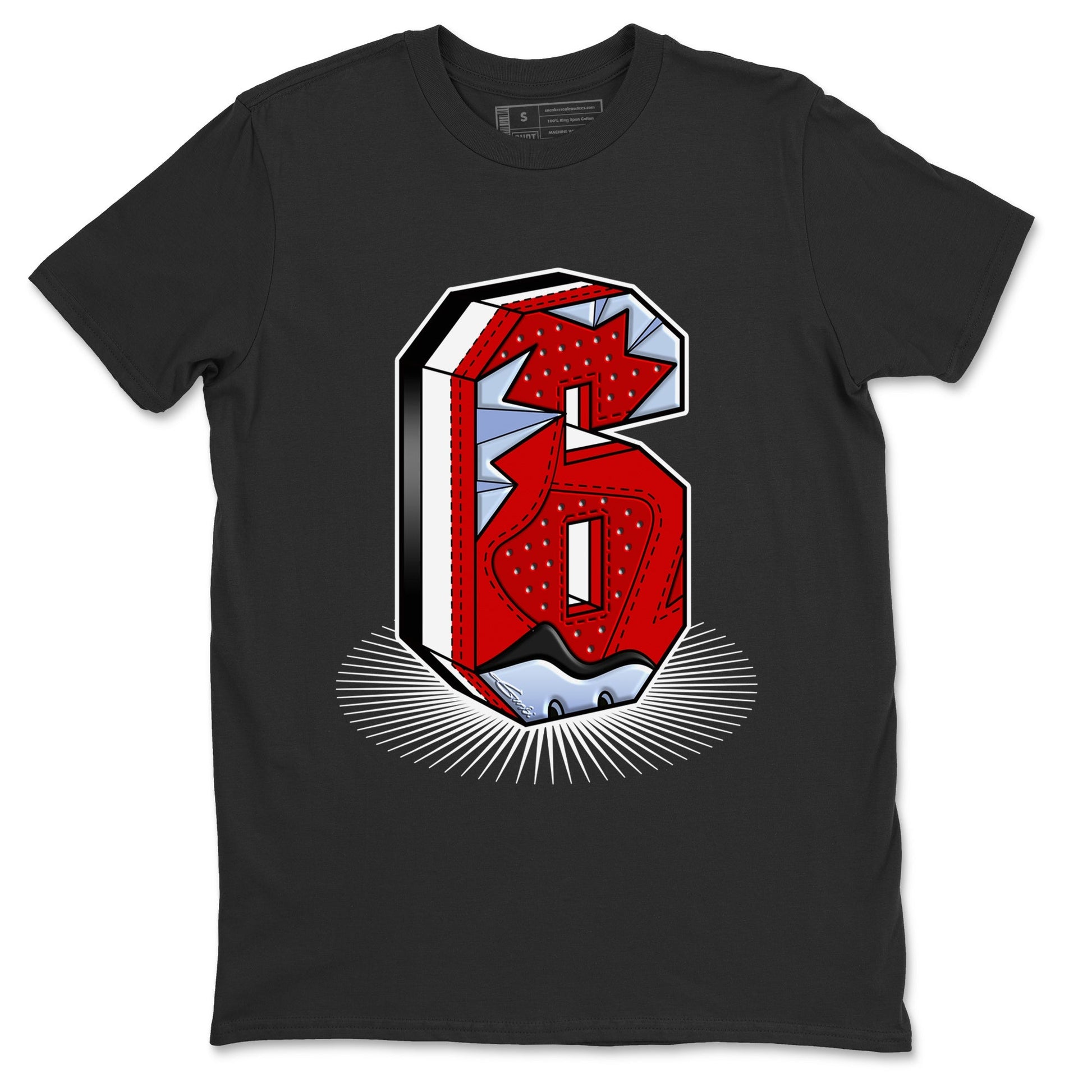 Number Statue Unisex Tops - Air Jordan 6 Toro Bravo