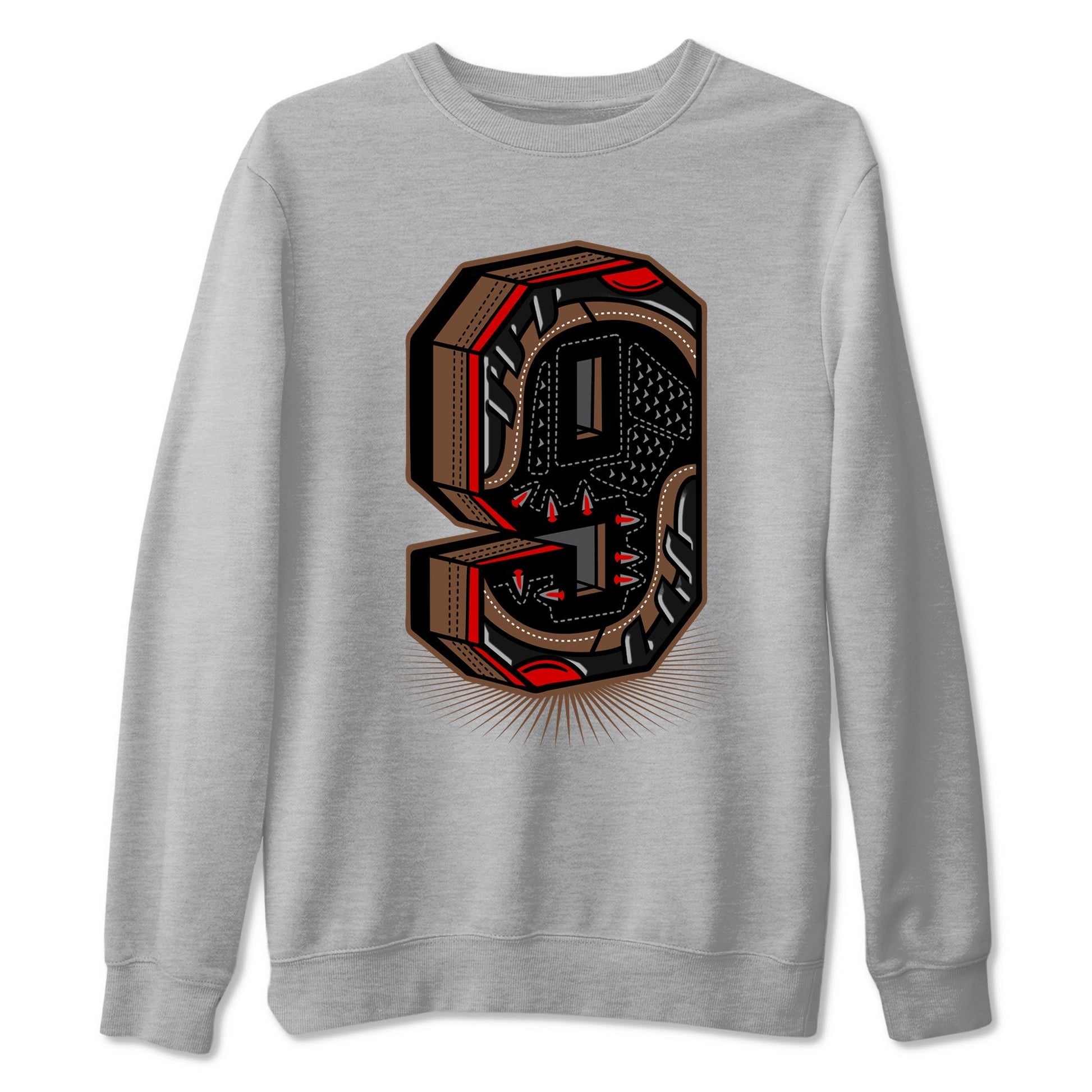 Number Statue Sneaker Tees - Air Jordan 9 Olive