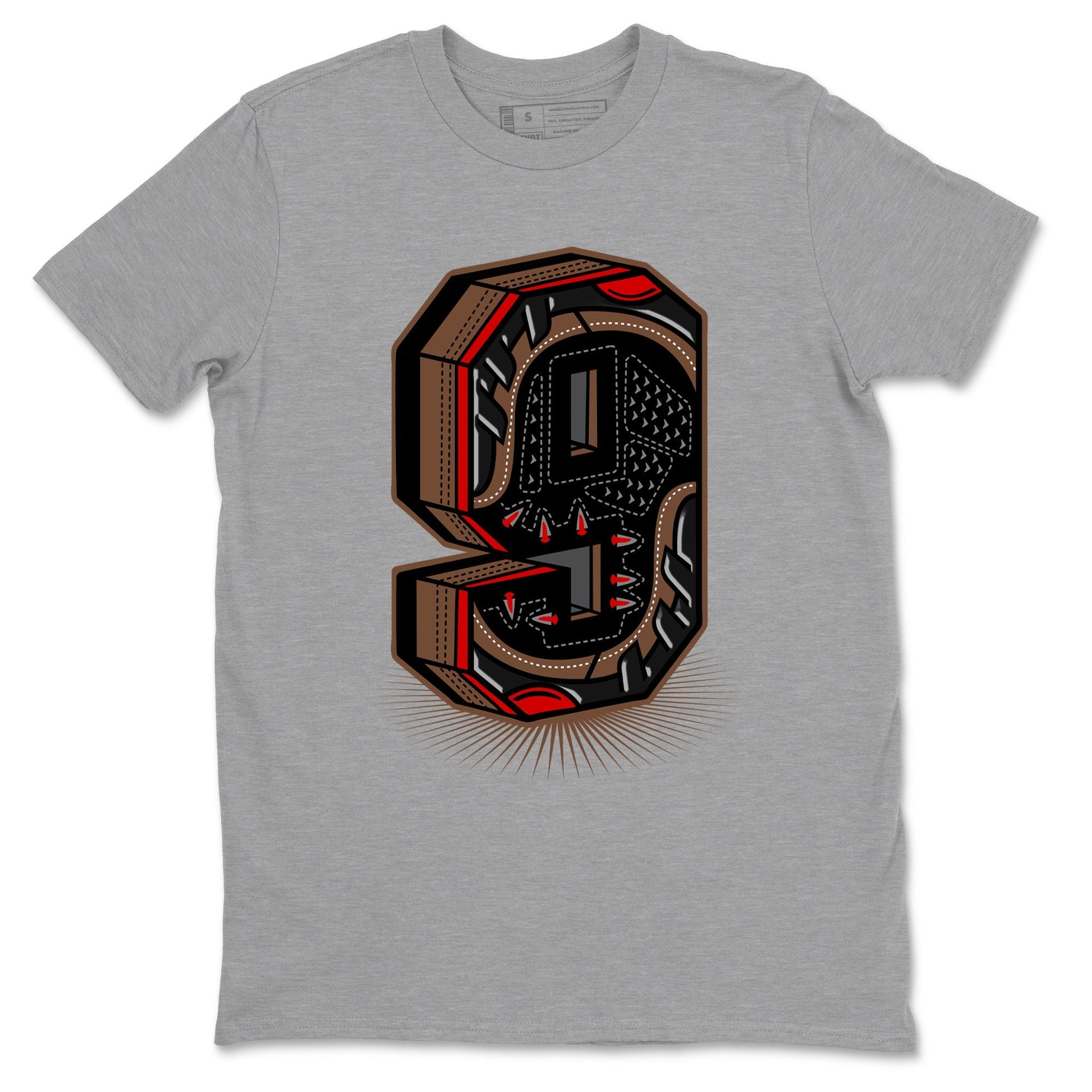 Number Statue Sneaker Tees - Air Jordan 9 Olive