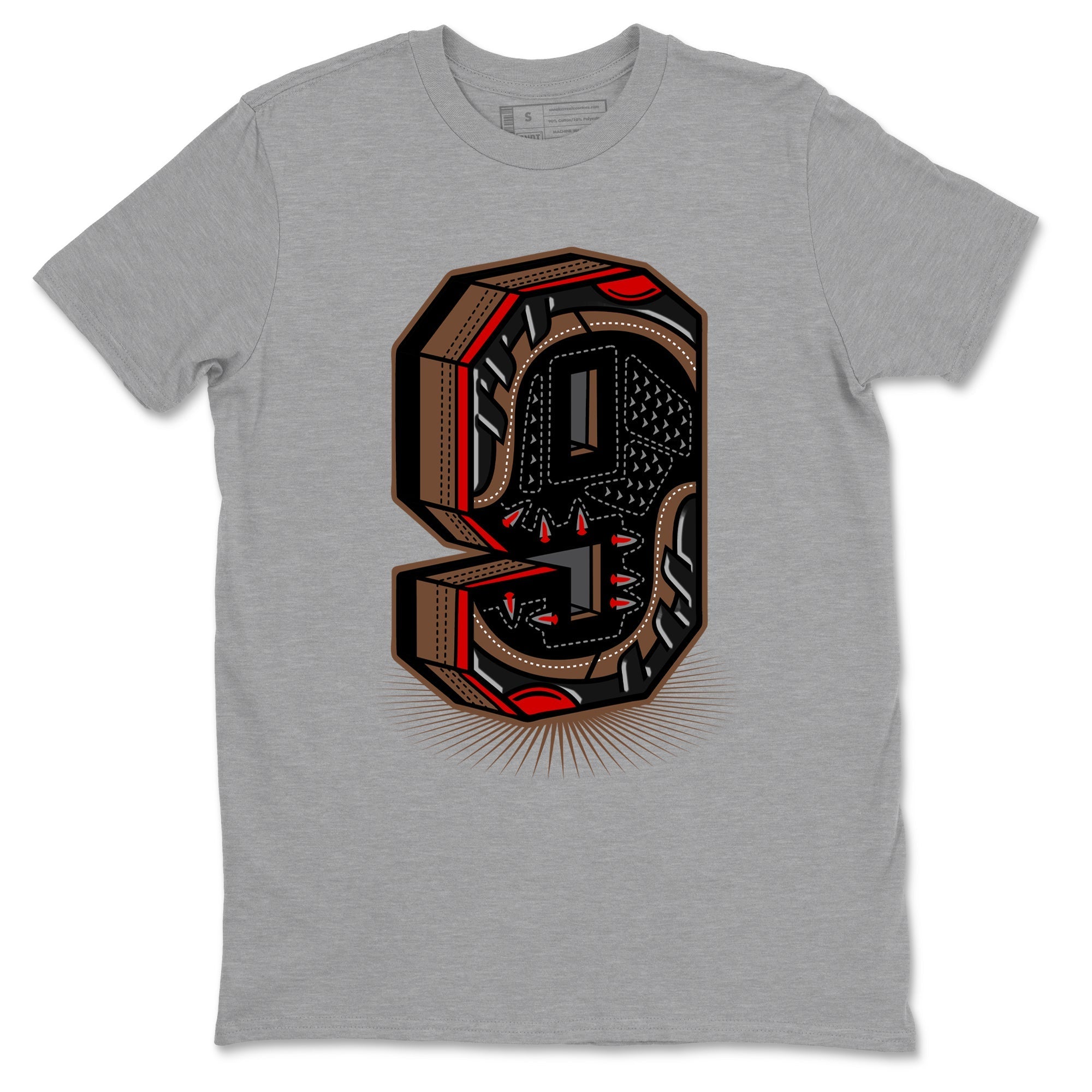 Number Statue Sneaker Tees - Air Jordan 9 Olive