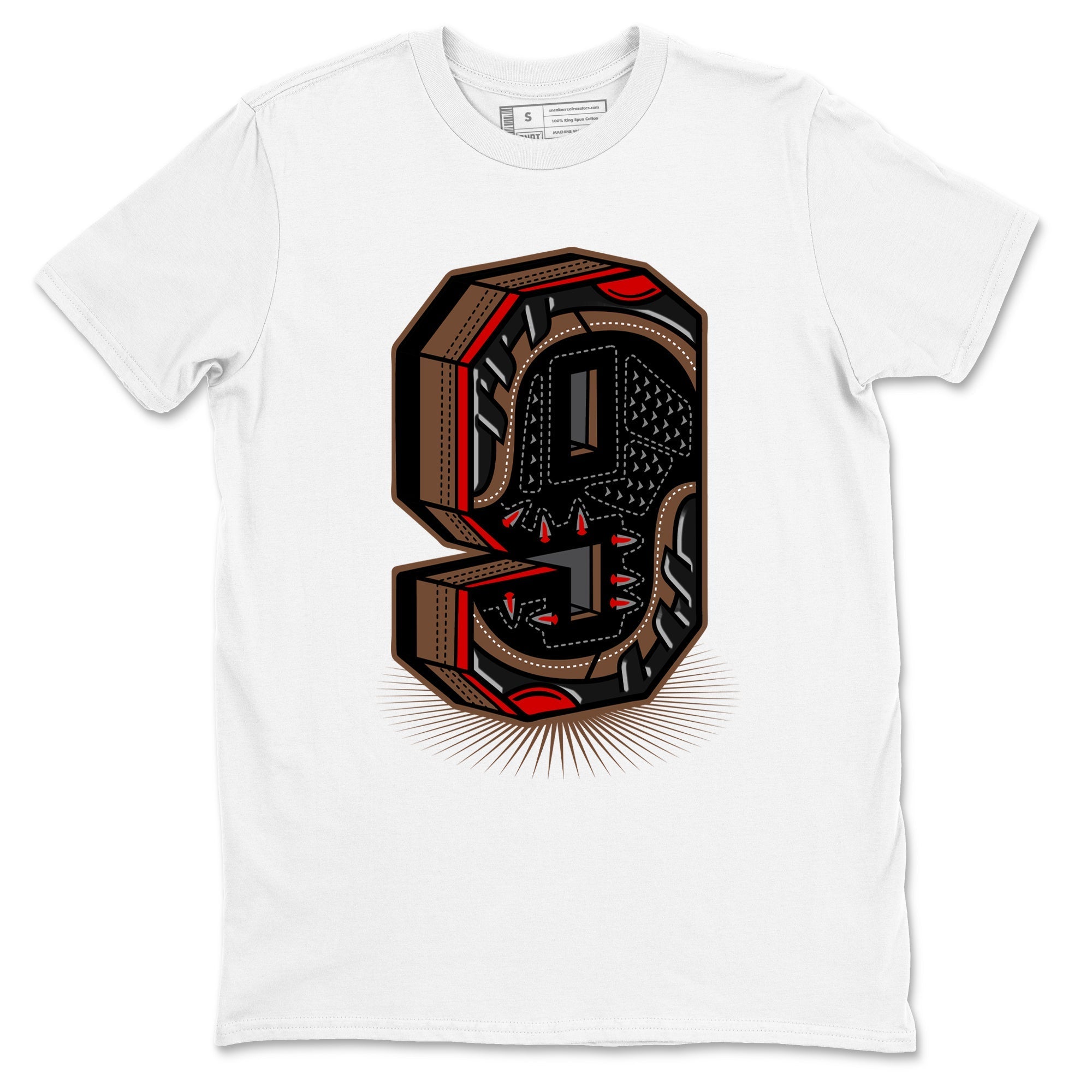 Number Statue Sneaker Tees - Air Jordan 9 Olive