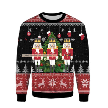 Nutcracker Christmas Tree Ugly 3D Sweater ? Usalast