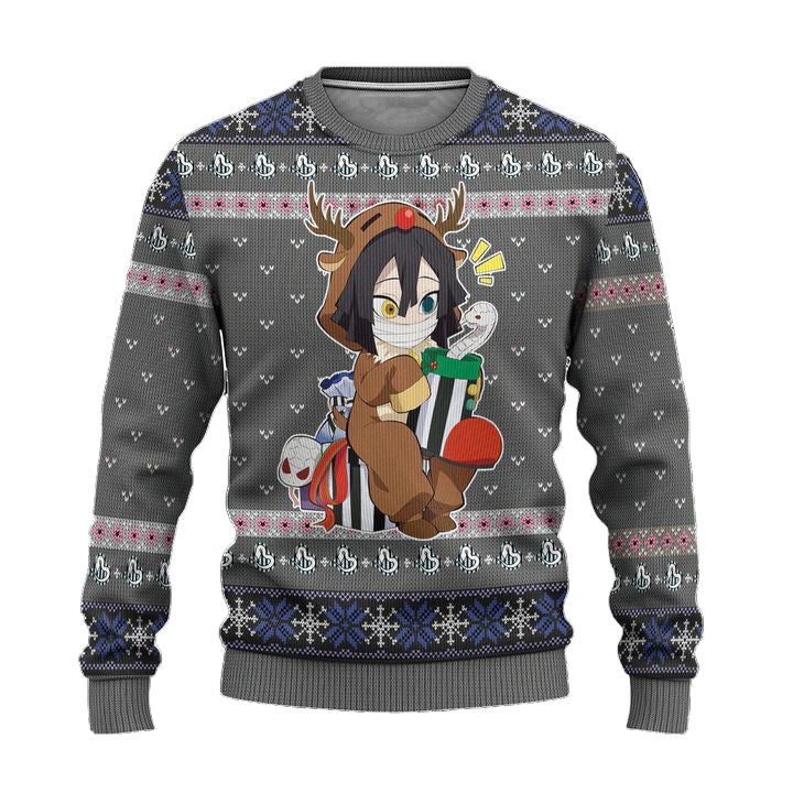 Obanai Iguro Demon Slayer Anime Ugly Christmas Sweater Xmas Gift ? Usalast