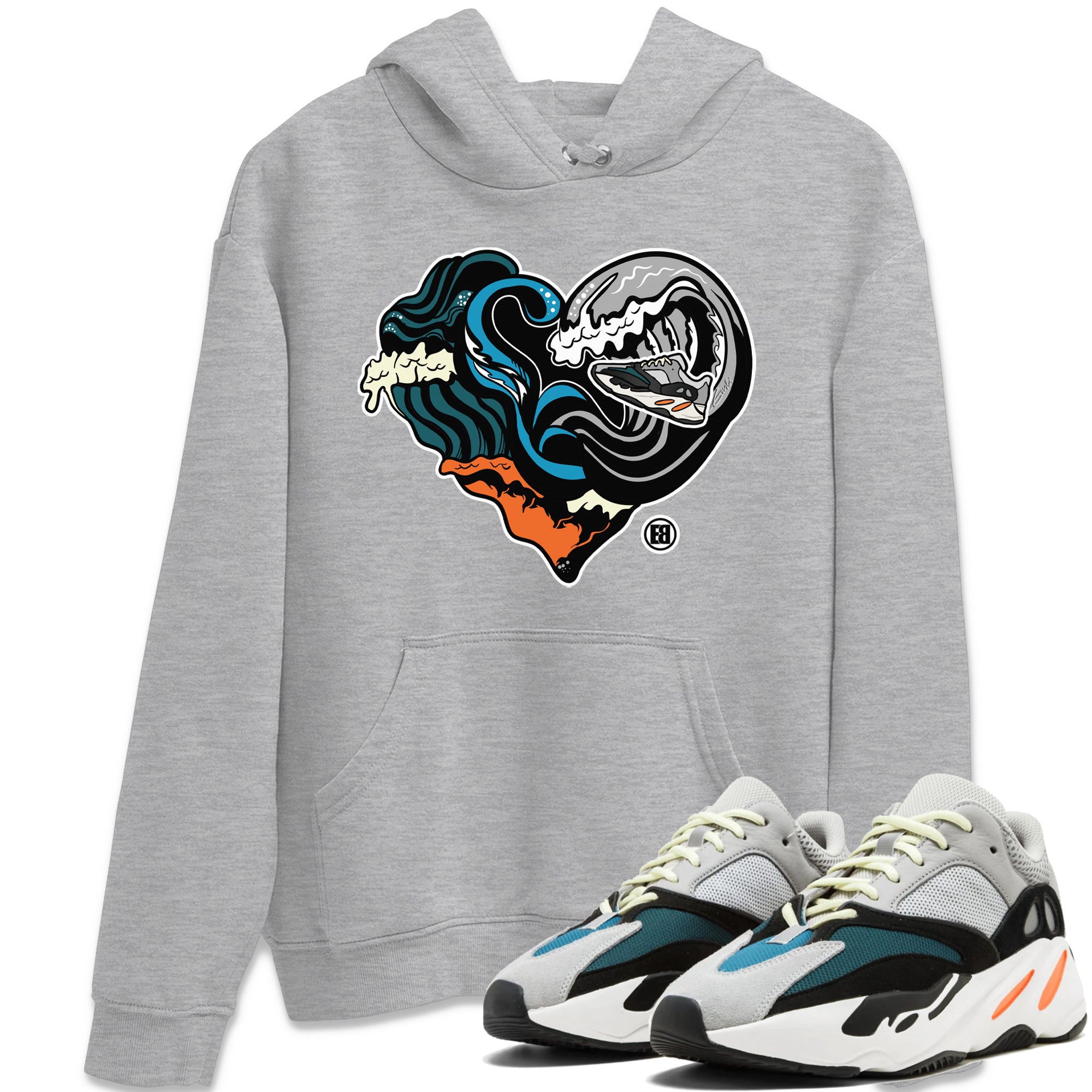 Ocean Love Unisex Tops - Yeezy 700 Wave Runner