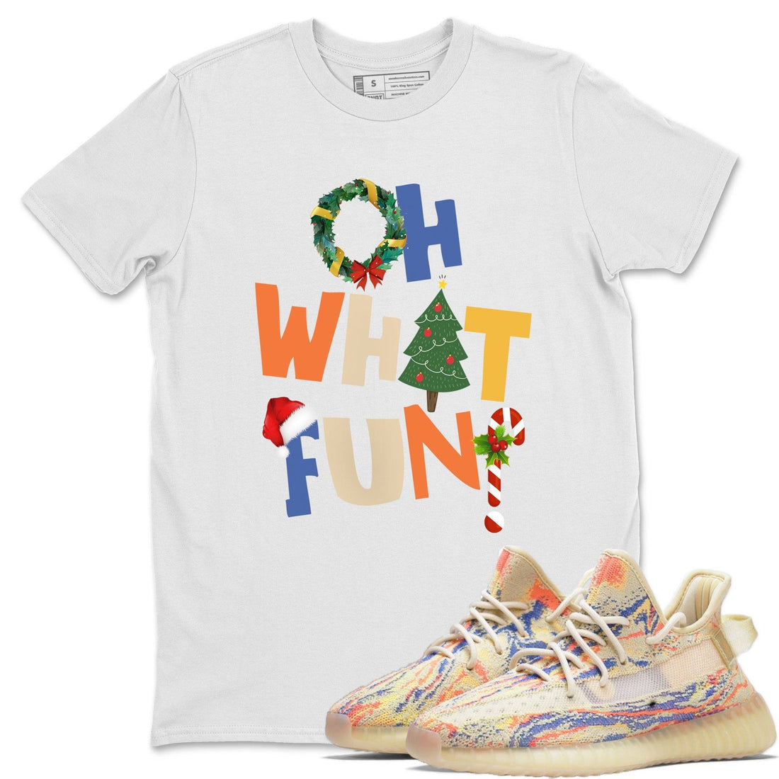 Oh What Fun Unisex Tops - Yeezy 350 MX Oat