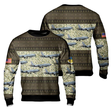 Ohio Air National Guard 121st Air Refueling Wing Boeing KC-135R Stratotanker 717-148 3D Sweater ? Usalast