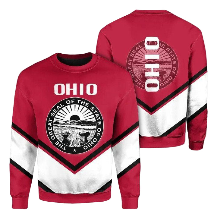 Ohio Coat Of Arms Sweater Lucian Style J5W ? Usalast
