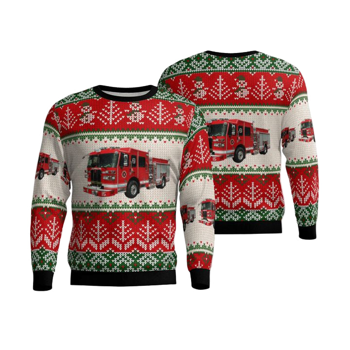 Ohio Columbus Division Of Fire AOP Sweater ? Usalast