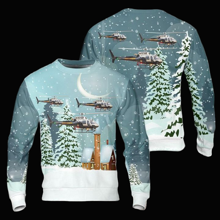 Ohio State Highway Patrol Helicopter 3D Sweater ? Usalast