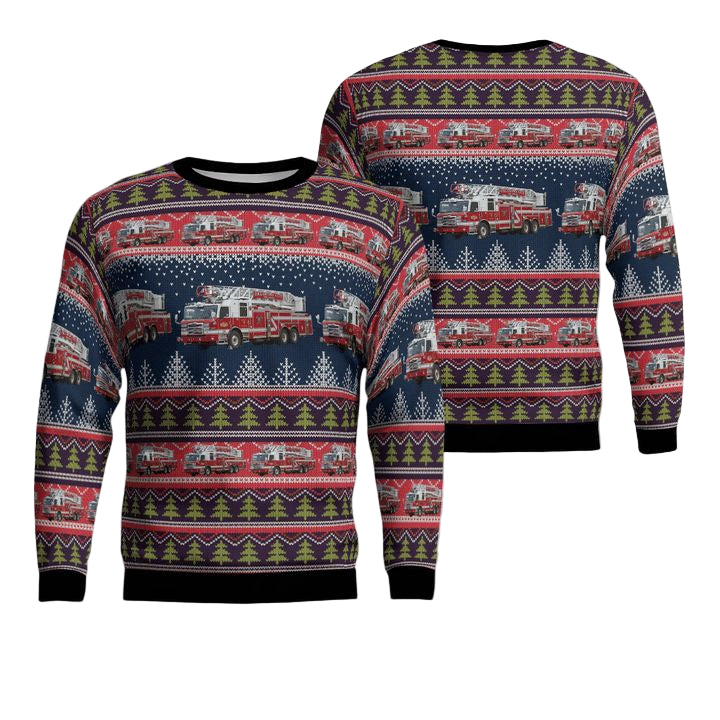 Oklahoma City Fire Department AOP Sweater ? Usalast