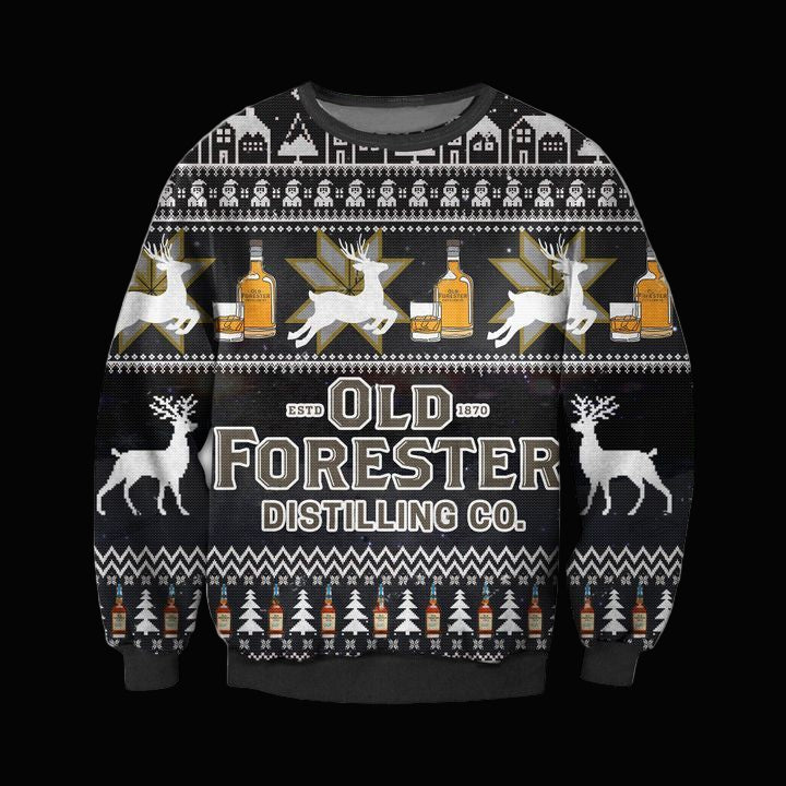 Old Forester Kentucky Bourbon Ugly Christmas Sweater 2022 ? Usalast