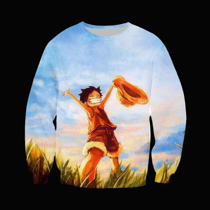 One Piece Sweater ? Luffy Celebrating Sweater Sh9534 ? Usalast