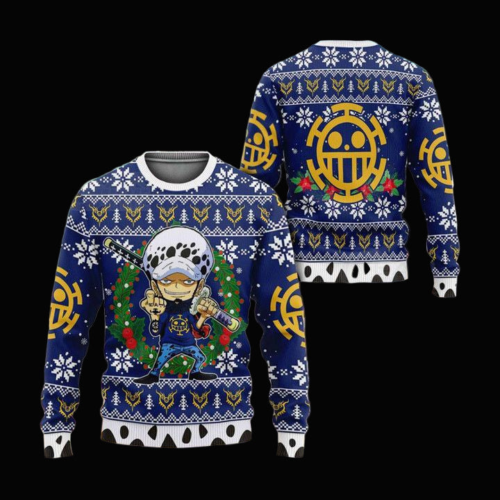 One Piece Trafalgar Law Christmas Sweater ? Usalast