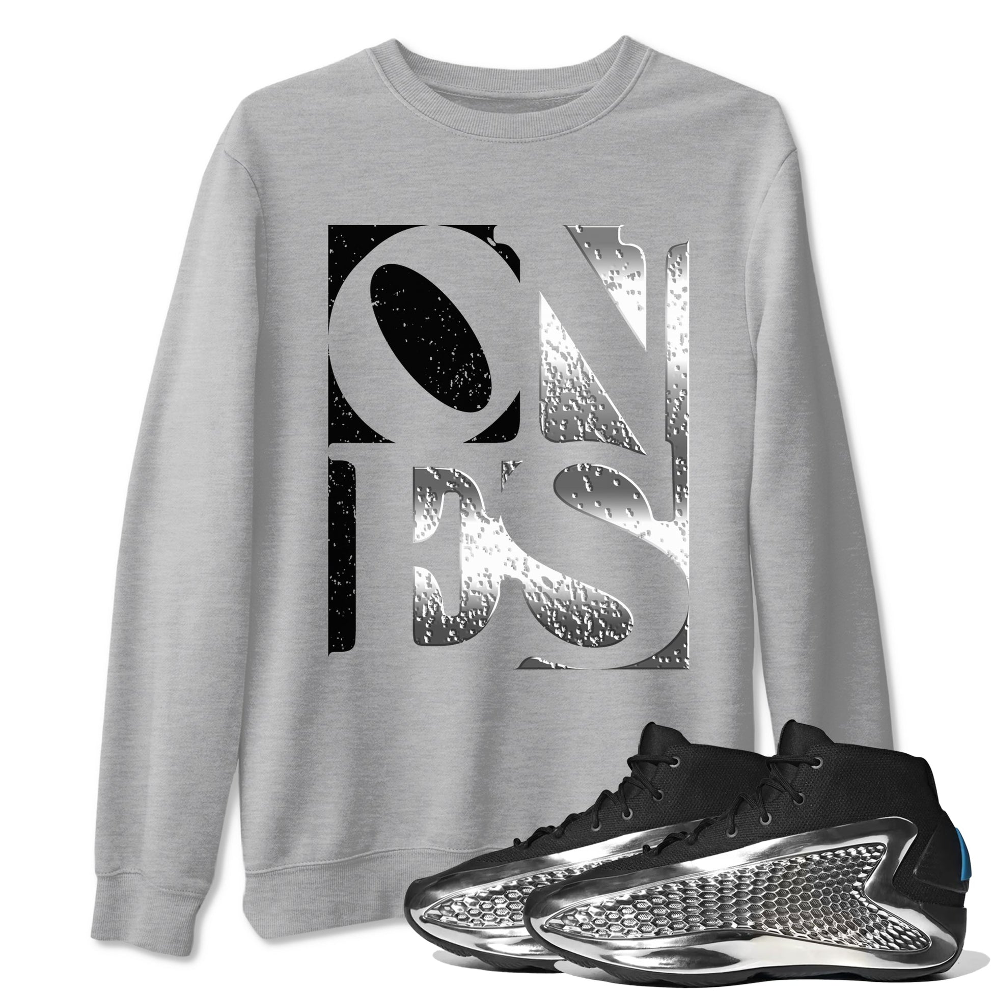 Ones Sneaker Tees - AE 1 Silver Metallic