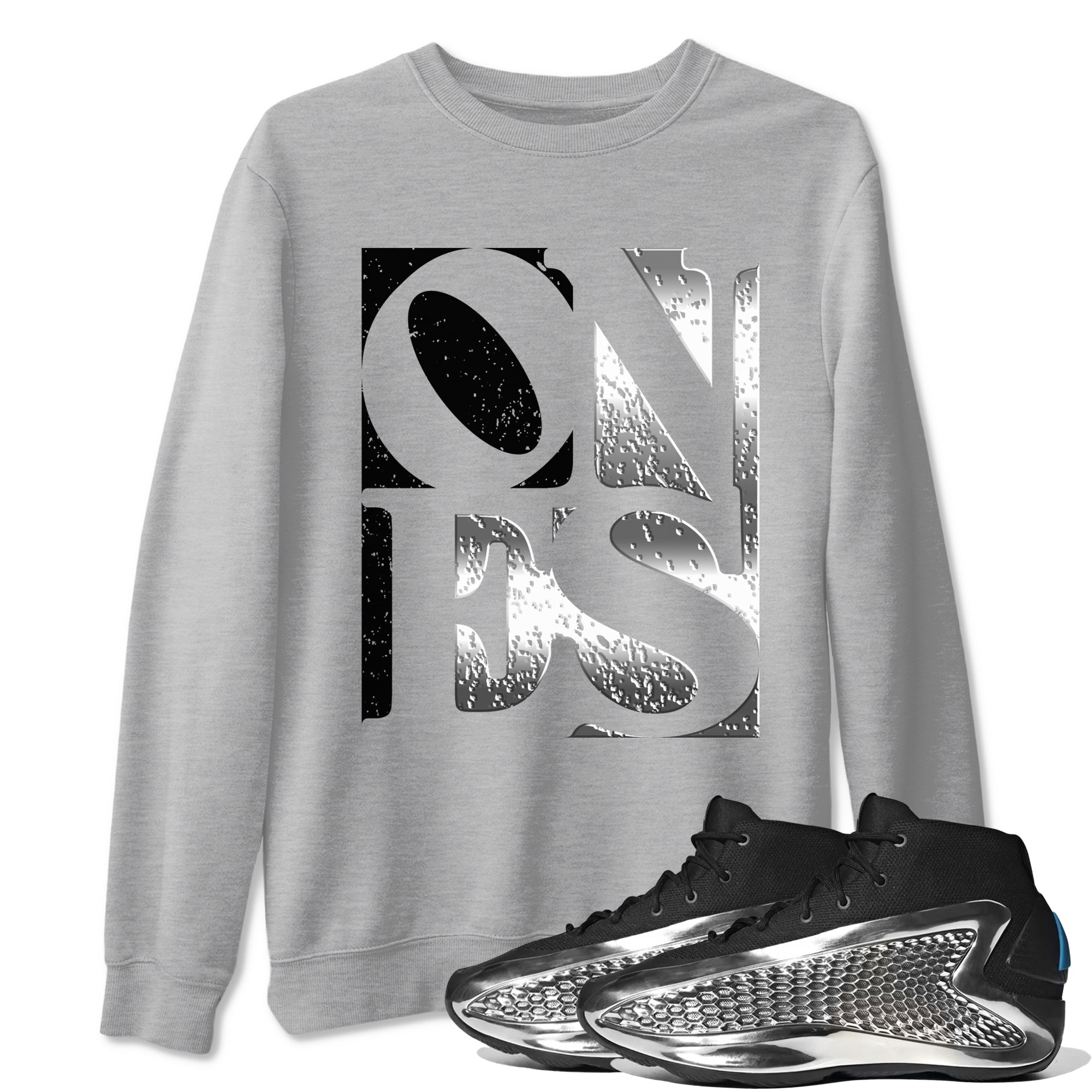 Ones Sneaker Tees - AE 1 Silver Metallic