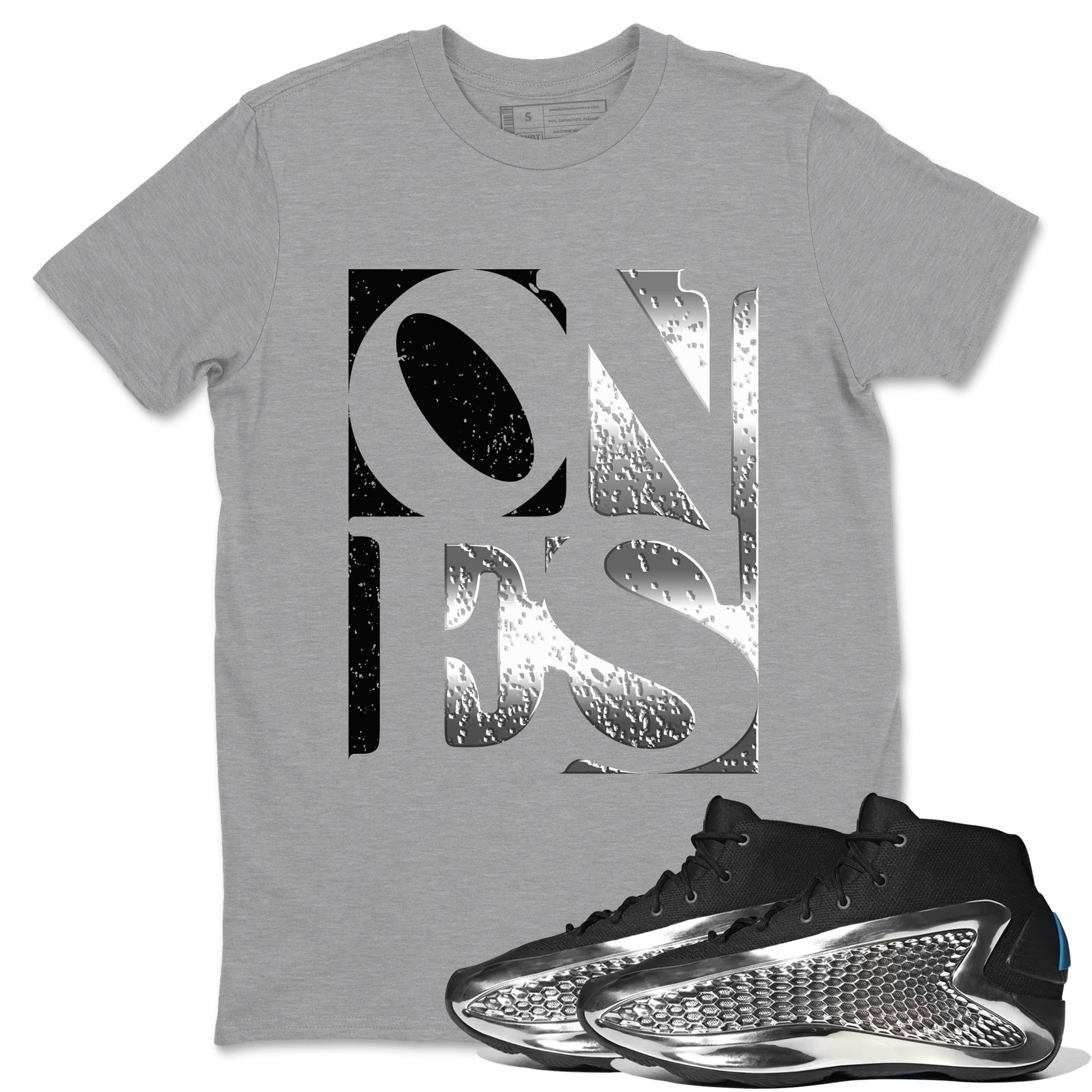 Ones Sneaker Tees - AE 1 Silver Metallic
