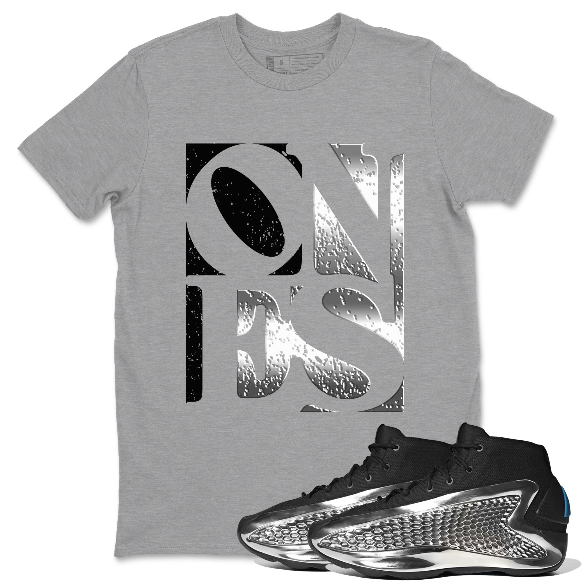 Ones Sneaker Tees - AE 1 Silver Metallic