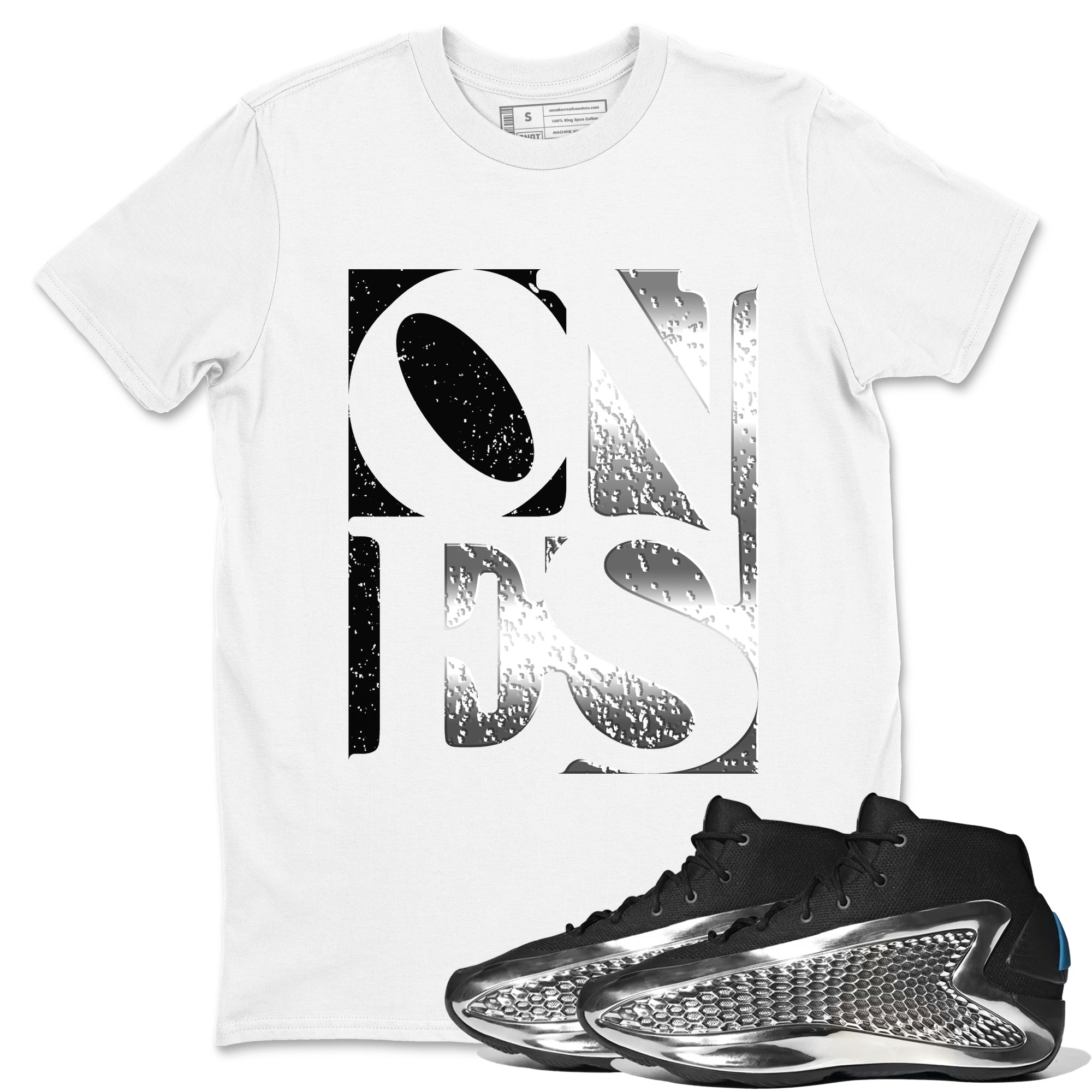 Ones Sneaker Tees - AE 1 Silver Metallic