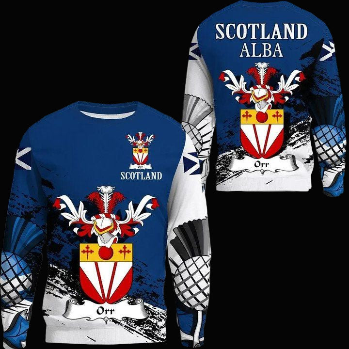 Orr Scottish Family Crest Scotland Special Sweater A7 ? Usalast