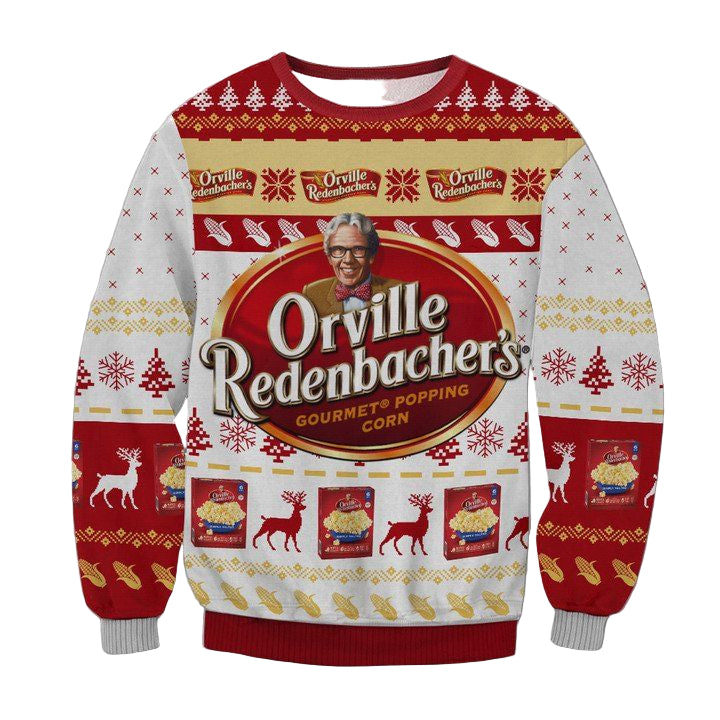 Orville Redenbachers Popcorn Ugly Christmas Sweater 2022 ? Usalast
