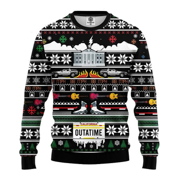 Outatime Ugly Christmas Sweater Amazing Gift Idea Thanksgiving Gift ? Usalast