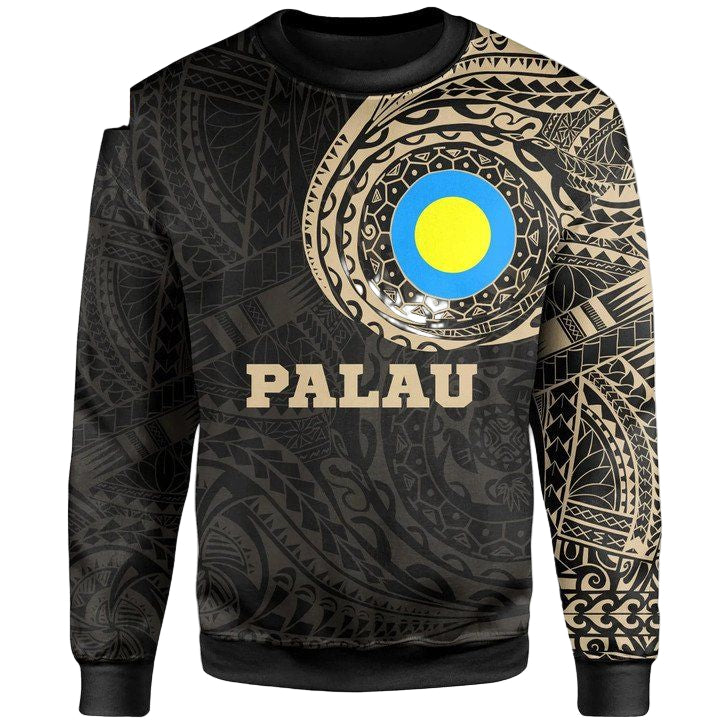 Palau In My Heart Tattoo Style Sweater Knitted Long-Sleeved Sweater A7 ? Usalast