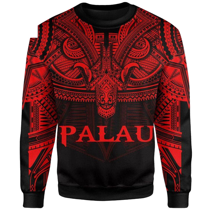 Palau Red Sweater Polynesian A15 ? Usalast