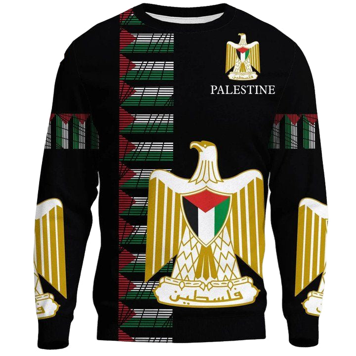 Palestine-United Sweater Knitted Long-Sleeved Sweater A27 ? Usalast