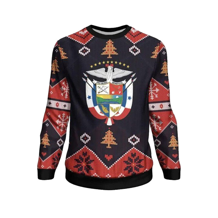 Panama Christmas Sweater ? Santa Claus Ho Ho Ho ? Bn1810 ? Usalast