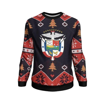 Panama Christmas Sweater ? Santa Claus Ho Ho Ho ? Bn1810 ? Usalast