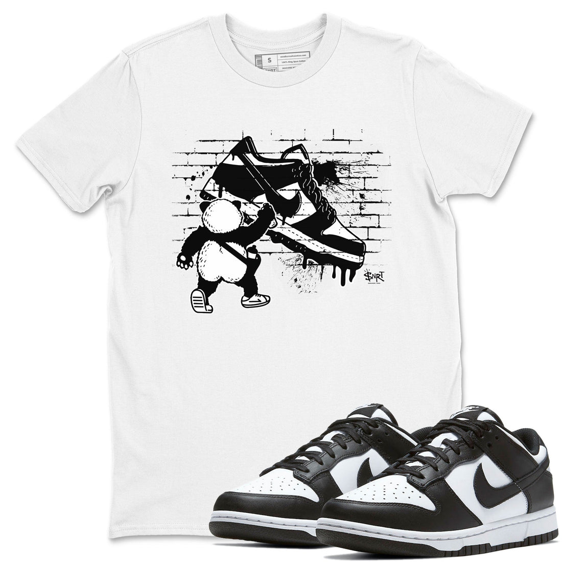 Panda Artist Sneaker Tees - Dunk Panda