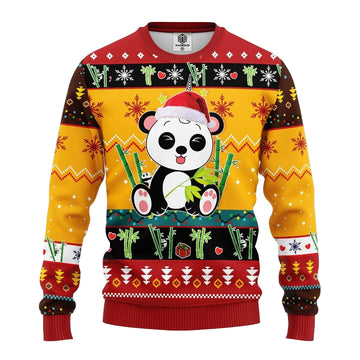 Panda Ugly Christmas Sweater Yellow Amazing Gift Idea Thanksgiving Gift ? Usalast