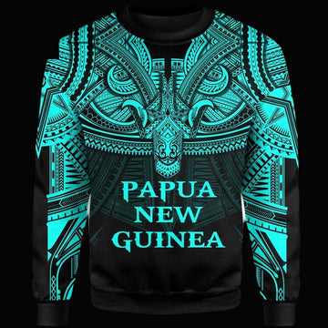 Papua New Guinea Blue Sweater Polynesian A15 ? Usalast
