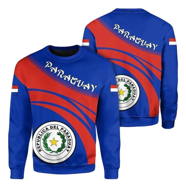 Paraguay Coat Of Arms Sweater Cricket Style J5W ? Usalast