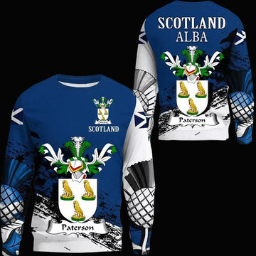 Paterson Ii Scottish Family Crest Scotland Special Sweater A7 ? Usalast