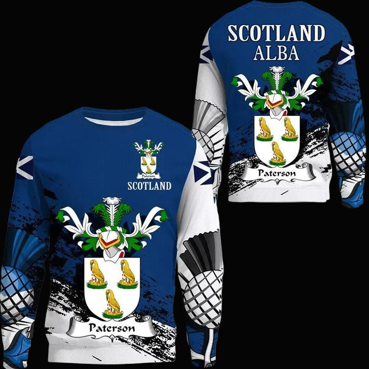 Paterson Ii Scottish Family Crest Scotland Special Sweater A7 ? Usalast
