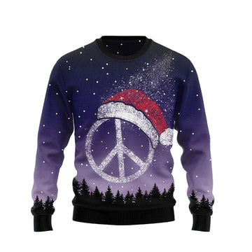 Peace Hippie Ugly Christmas Sweater 2022 ? Usalast
