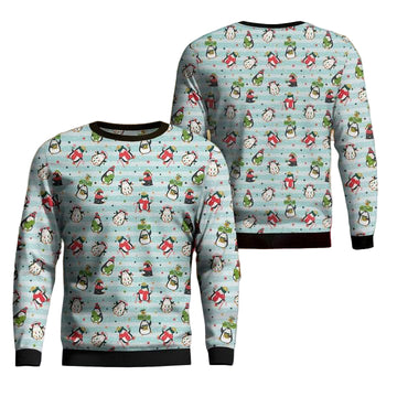 Penguin Christmas Sweater 3D ? Usalast