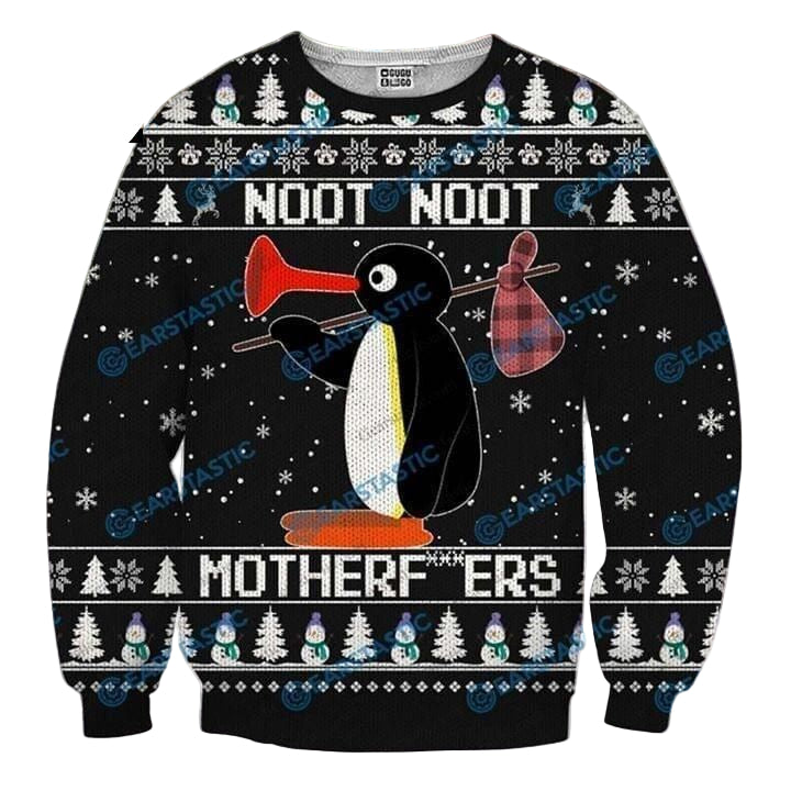 Penguin Noot Noot Motherfu Ers Unisex 3D Ugly Christmas Sweater ? Usalast