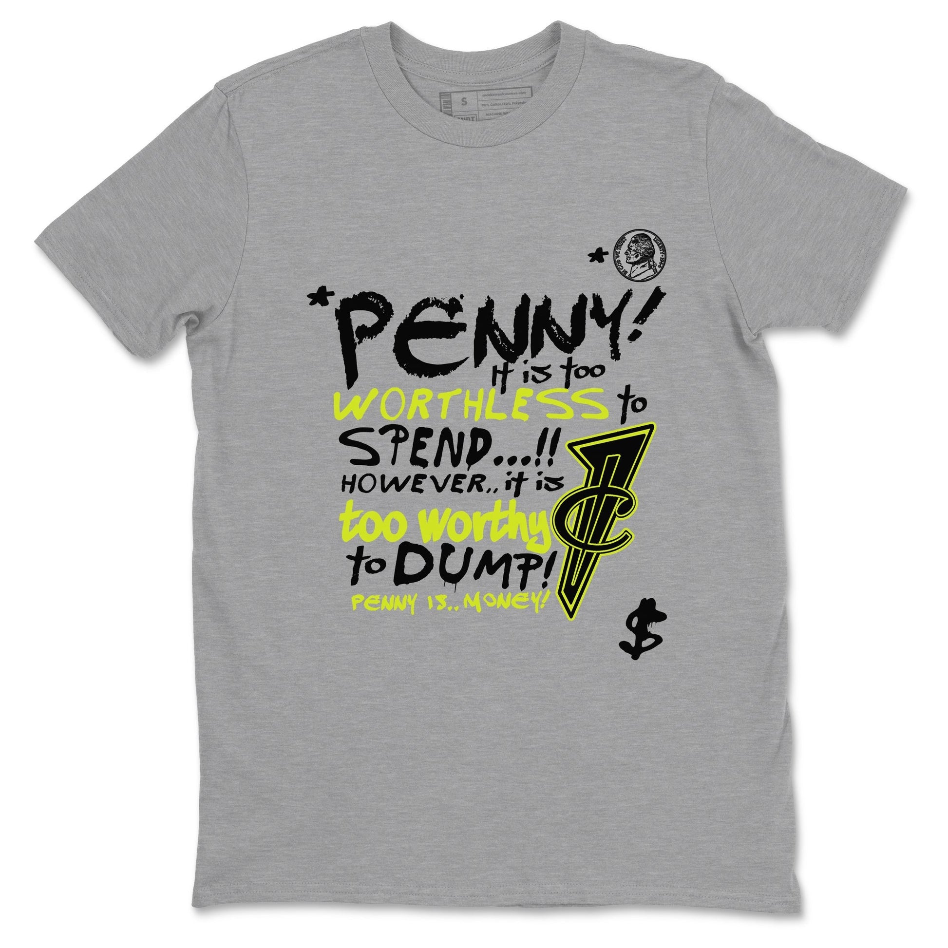 Penny Is Sneaker Tees - Air Foamposite One Black Volt